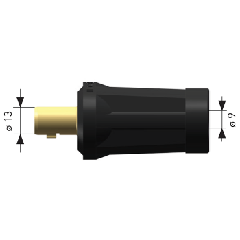 Dinse Schweißkabeladapter Reduzierstück DIX RSS S50/B25